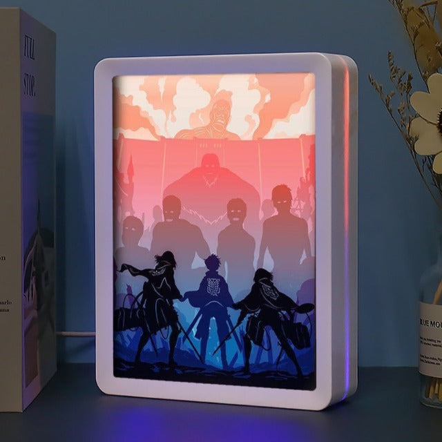 Tableau Lumineux Attaque des Titans
