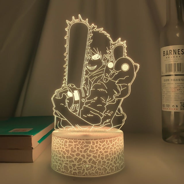 Pochita x Denji Chainsaw Man Lampe