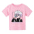 T-shirt Enfant Killua HxH Fille Garçon ROSE
