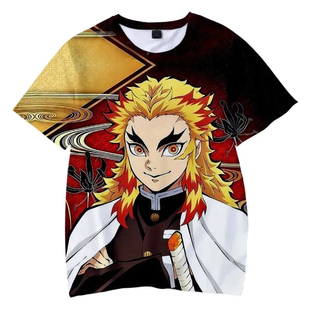 T-Shirt pour Enfant Demon Slayer Kyojuro