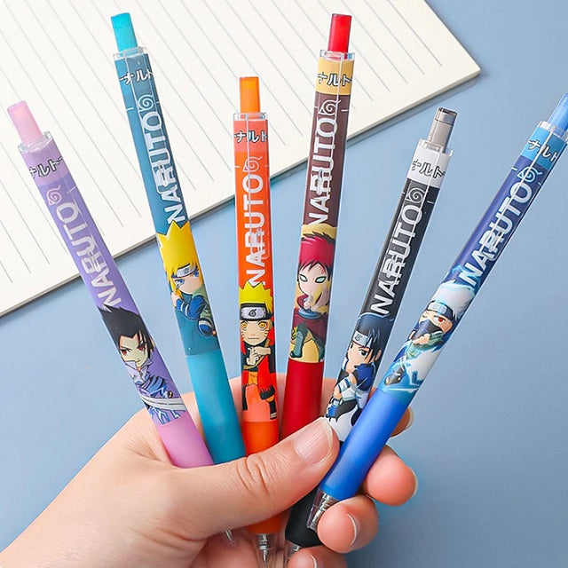 Bolígrafos Naruto 6 Piezas