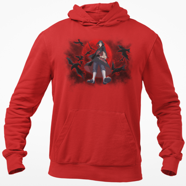 Sweat À Capuche Itachi Uchiha rouge