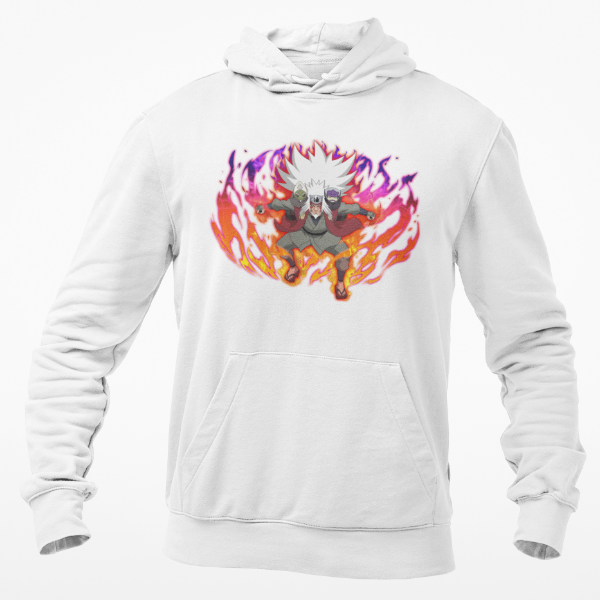 Sweat À Capuche Jiraya Sage Mode blanc