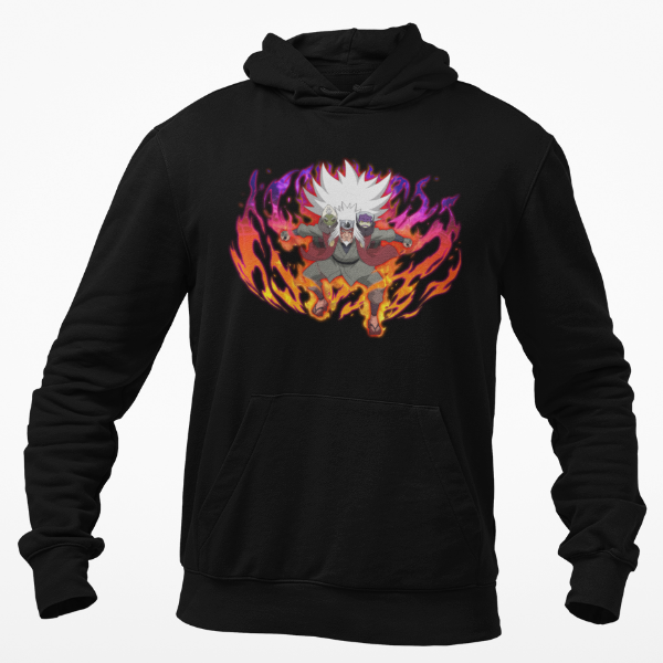 Sweat À Capuche Jiraya Sage Mode noir