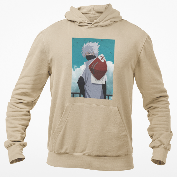 Sweat À Capuche Kakashi Hokage beige