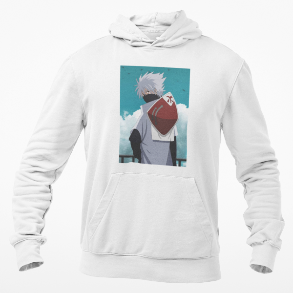 Sweat À Capuche Kakashi Hokage blanc