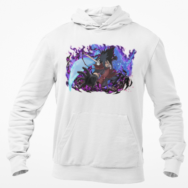 Sweat À Capuche Madara Uchiha blanc