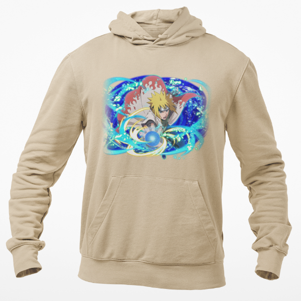 Sweat À Capuche Minato Namikaze beige
