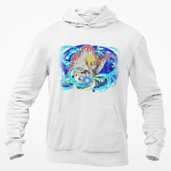Sweat À Capuche Minato Namikaze blanc