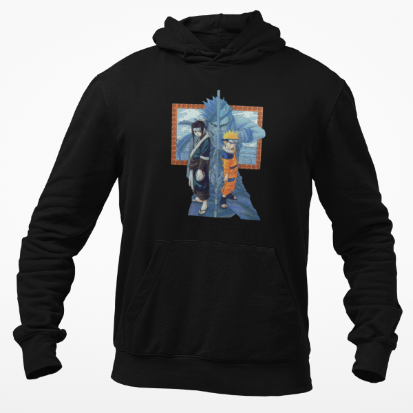 Sweat À Capuche Naruto Zabuza Haku noir