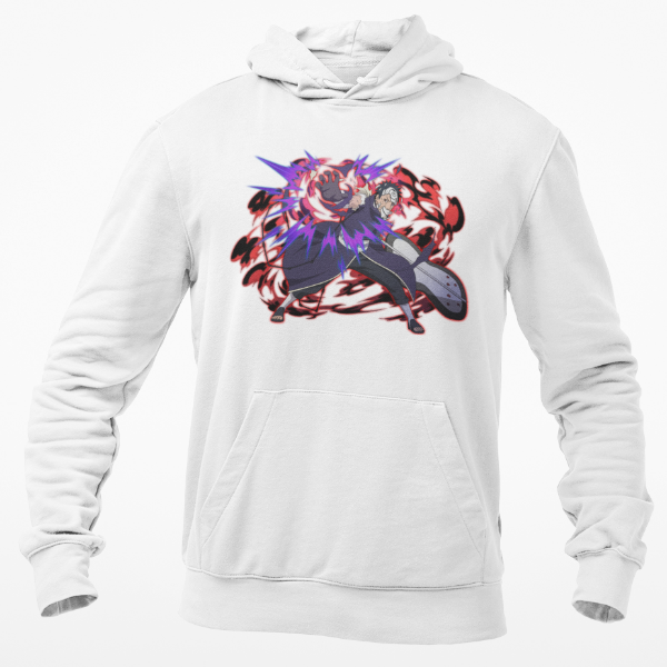 Sweat À Capuche Tobi Uchiha blanc