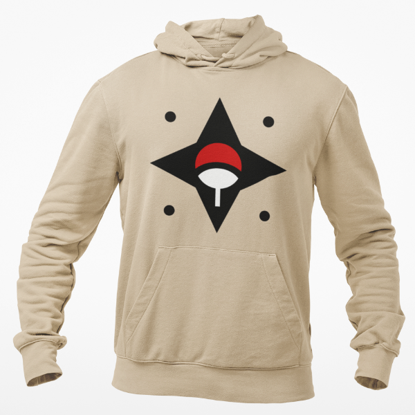 Sweat À Capuche Uchiha beige