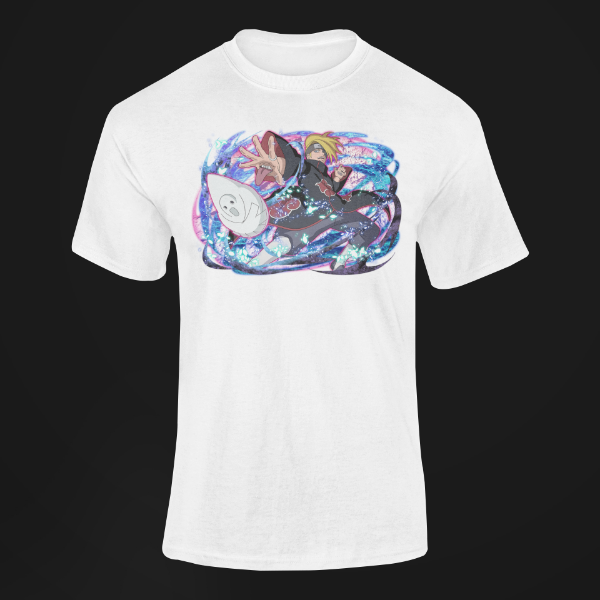 T-Shirt Deidara Naruto blanc