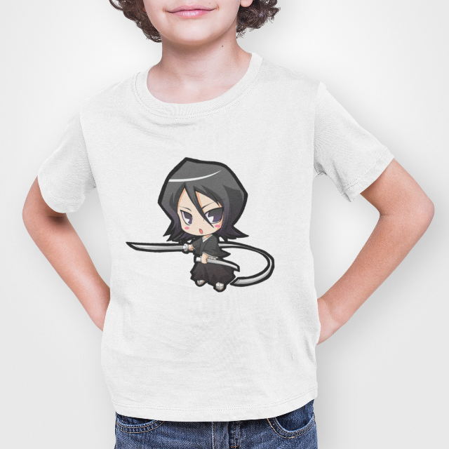 T-Shirt Enfant Bleach Rukia Kichiki blanc
