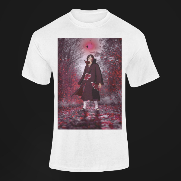 T-Shirt Itachi Akatsuki BLANC