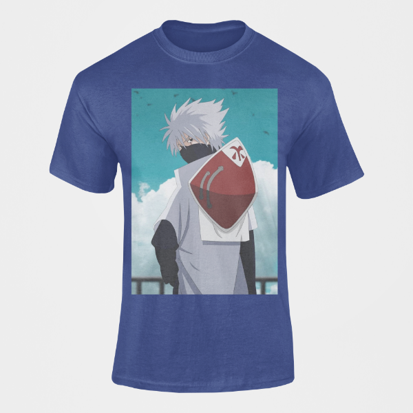 T-Shirt Kakashi Hatake Hokage bleu