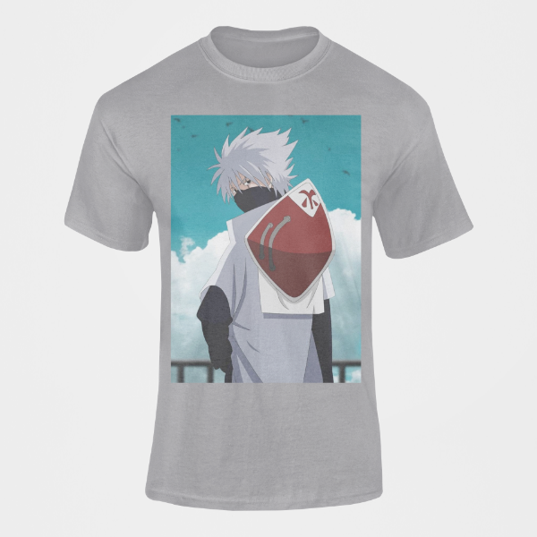 T-Shirt Kakashi Hatake Hokage gris