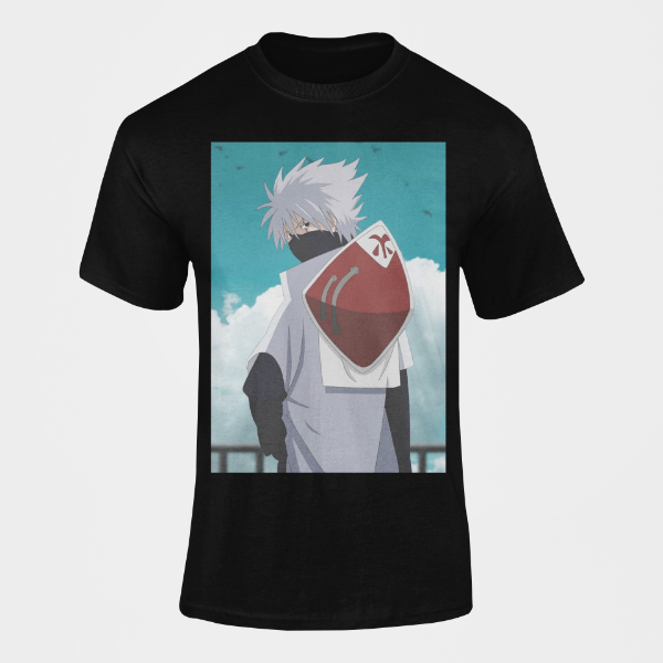 T-Shirt Kakashi Hatake Hokage noir