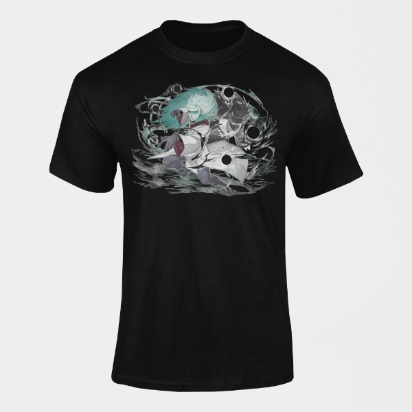 T-Shirt Madara Uchiha Jinchuriki noir