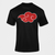 T-Shirt Nuage Rouge Akatsuki noir