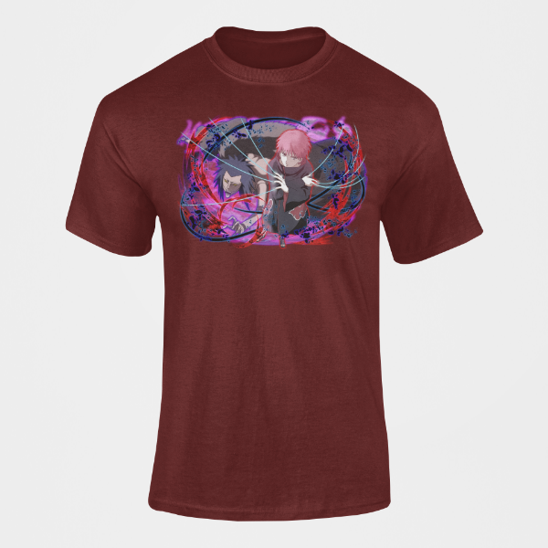 T-Shirt Sasori Naruto  bordeaux