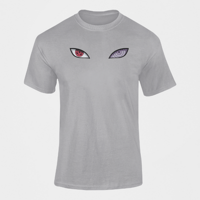 T-Shirt Sharingan Rinnegan gris