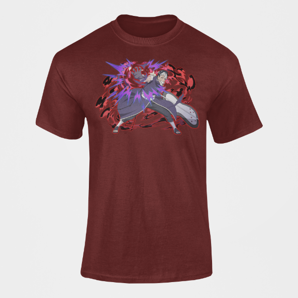 T-Shirt Tobi (Obito) bordeaux
