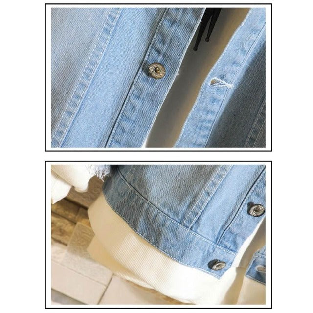 Veste en Jean Levi Ackerman Attaque des Titans