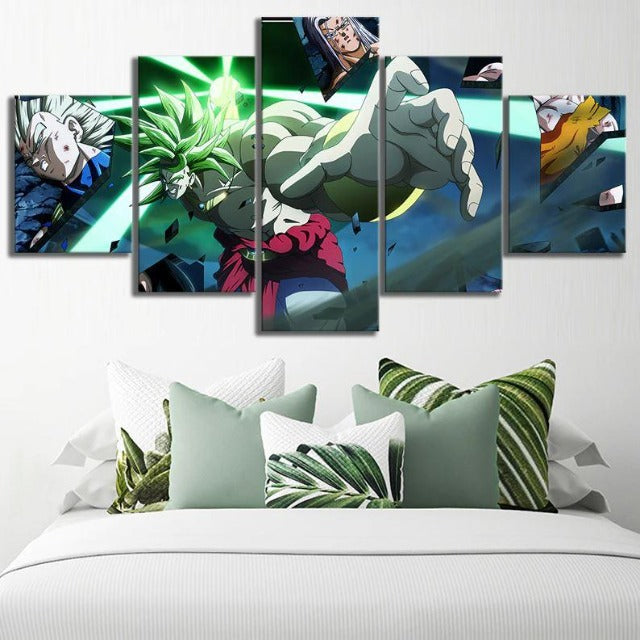 Tableau Broly Super Saiyan Légendaire DBZ