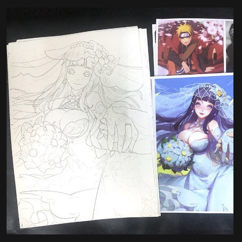 Cahier de Coloriage Naruto