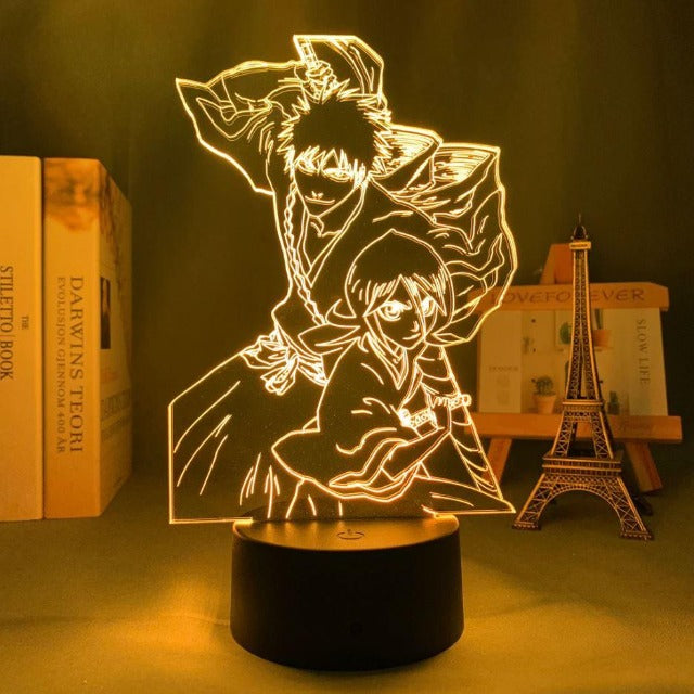 Lámpara de lejía Rukia e Ichigo