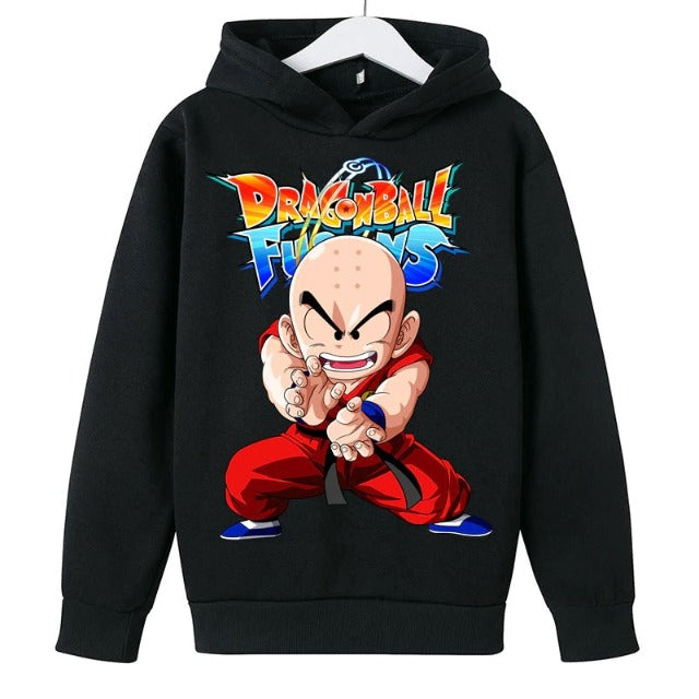 Sweat Enfant Dragon Ball Z Krilin NOIR