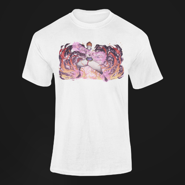 T Shirt Hisoka Pansy Gum Hunter x Hunter blanc
