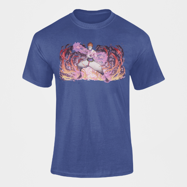 T Shirt Hisoka Pansy Gum Hunter x Hunter bleu