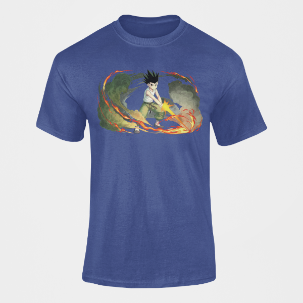 T Shirt Gon Freecss HxH bleu