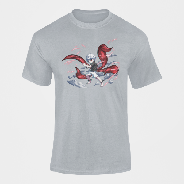T-Shirt Ken Kaneki Tokyo Ghoul gris