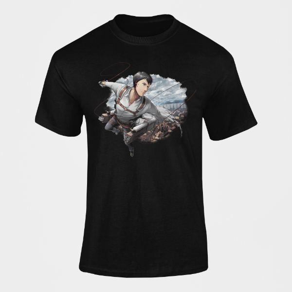 T-shirt Bertolt Attaque des Titans noir