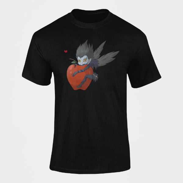 T-Shirt Ryuk Pomme Manga Death Note noir