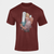 T-shirt Pochita et Denji Chainsaw Man bordeaux