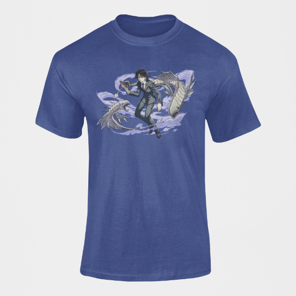 T Shirt Chrollo Manga HxH bleu