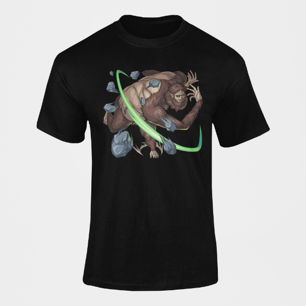 T-shirt Titan Bestial Baseball Attaque des Titans noir