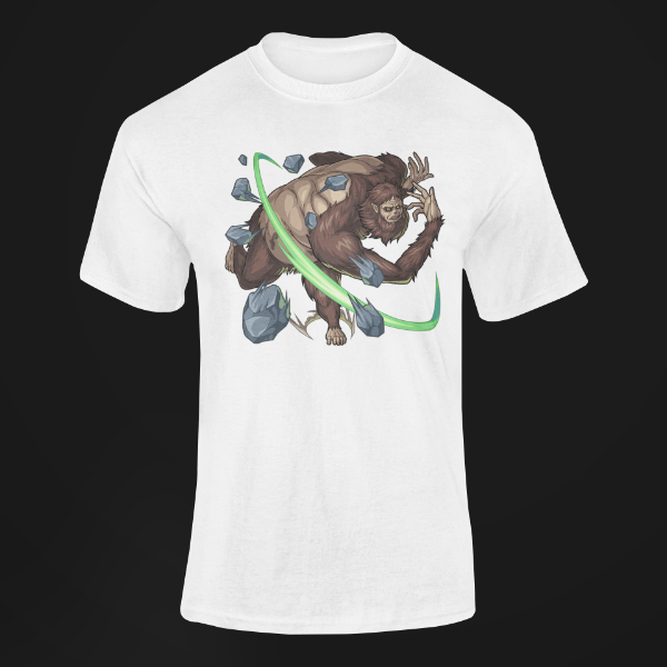 T-shirt Titan Bestial Baseball Attaque des Titans blanc