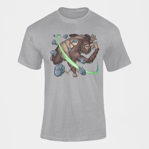 T-shirt Titan Bestial Baseball Attaque des Titans gris