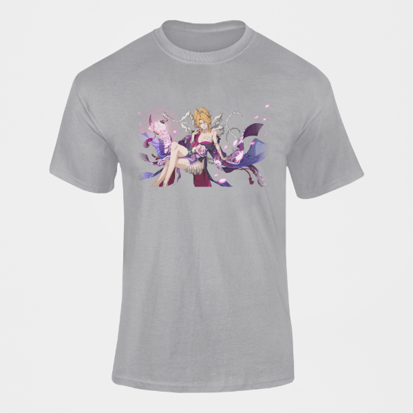 T-Shirt Rangiku Manga Bleach  gris