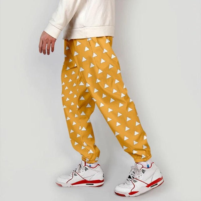 Pijama Zenitsu Pijama De Piezas Bicolor Con Estampado De Zuko Para