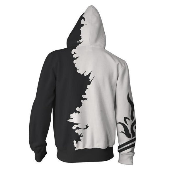 Sweat à Capuche Manga Fairy Tail Adulte Homme Femme Longues Manches