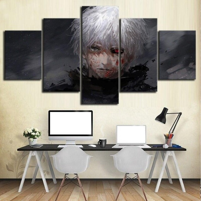 Tableau Peinture Tokyo Ghoul Cadre Toile