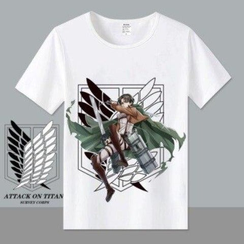 T-Shirt Livaï Attack on Titan (3 modèles)