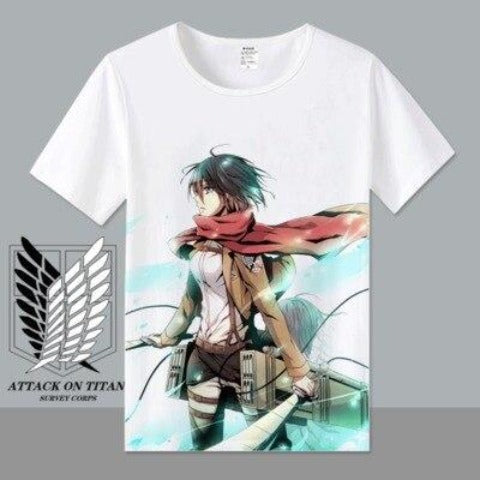 tee shirt Mikasa Ackerman Attack on Titan