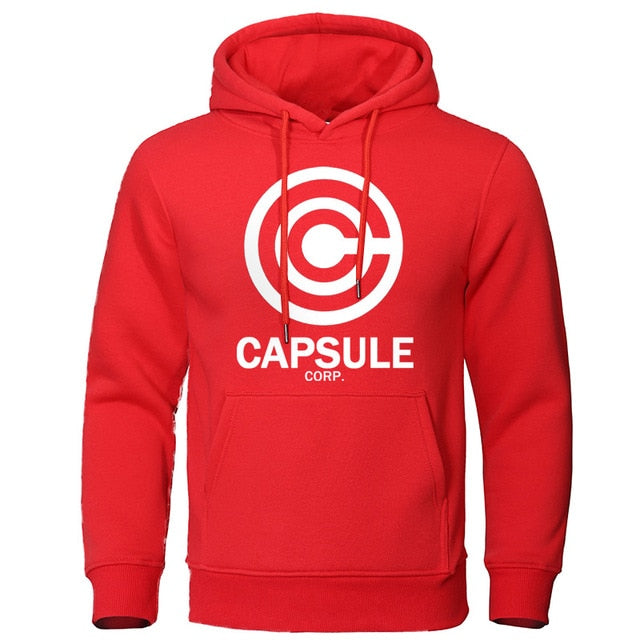 Sweat A Capuche Manga Dragon Ball Capsule Corp rouge